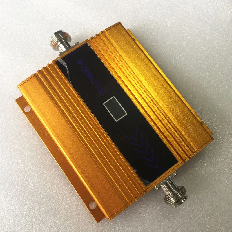 3G WCDMA 2100 MHz المحمول هاتف محمول الهاتف إشارة الداعم مكرر فقط ، مكاسب 60dbi شاشة الكريستال السائل ، هوائي غير المدرجة