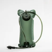 loveslf TPU 2L Portable outdoor climbing bike tourism and other multi-purpose sports straws water bag green blue color
