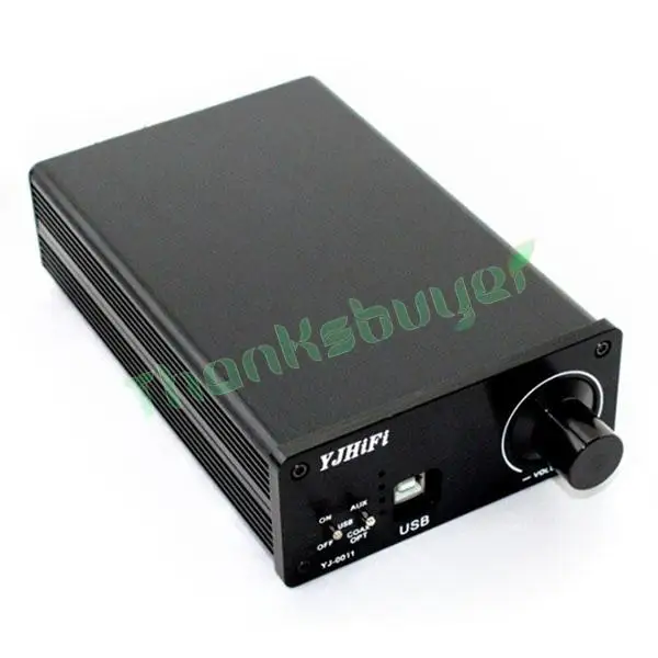 

YJHiFi TDA7498 TE7022 CS4398 CS8416 SGM8054 Optical Fiber Coaxial USB DAC Decoding Power Amplifier 80w + 80w