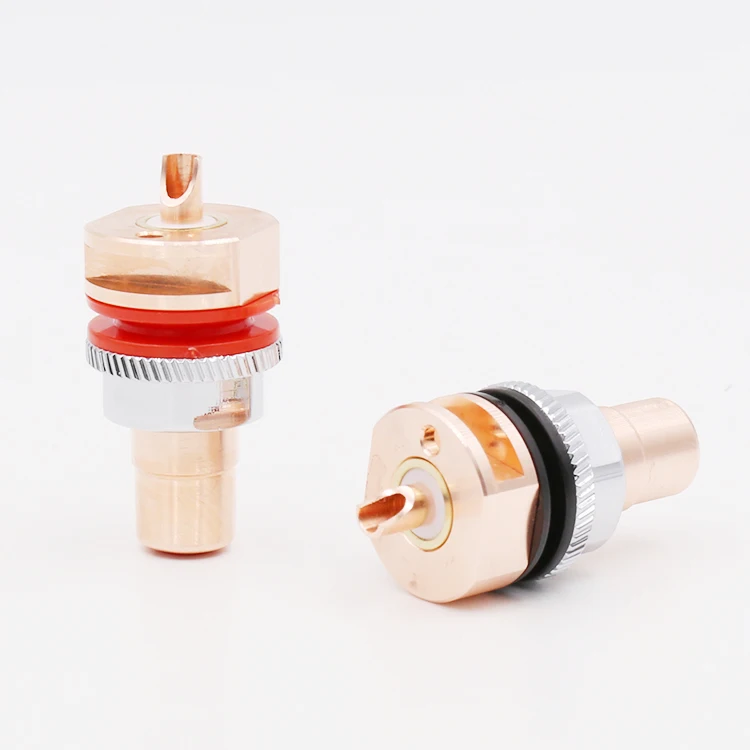 Hifi Viborg RC101 Чистая медь RCA разъем припоя гнездо|socket|socket rca |