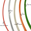 Bande ronde transparente en PU, entraînement en polyuréthane, diamètre de surface lisse et rugueuse, 4mm de long, 1 mètre ► Photo 1/6
