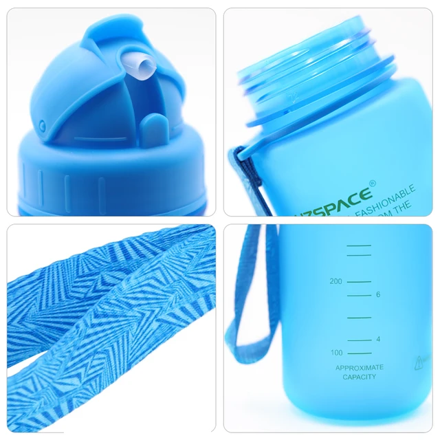 online shop uzspace tritan children scrub portable leakproof straw
