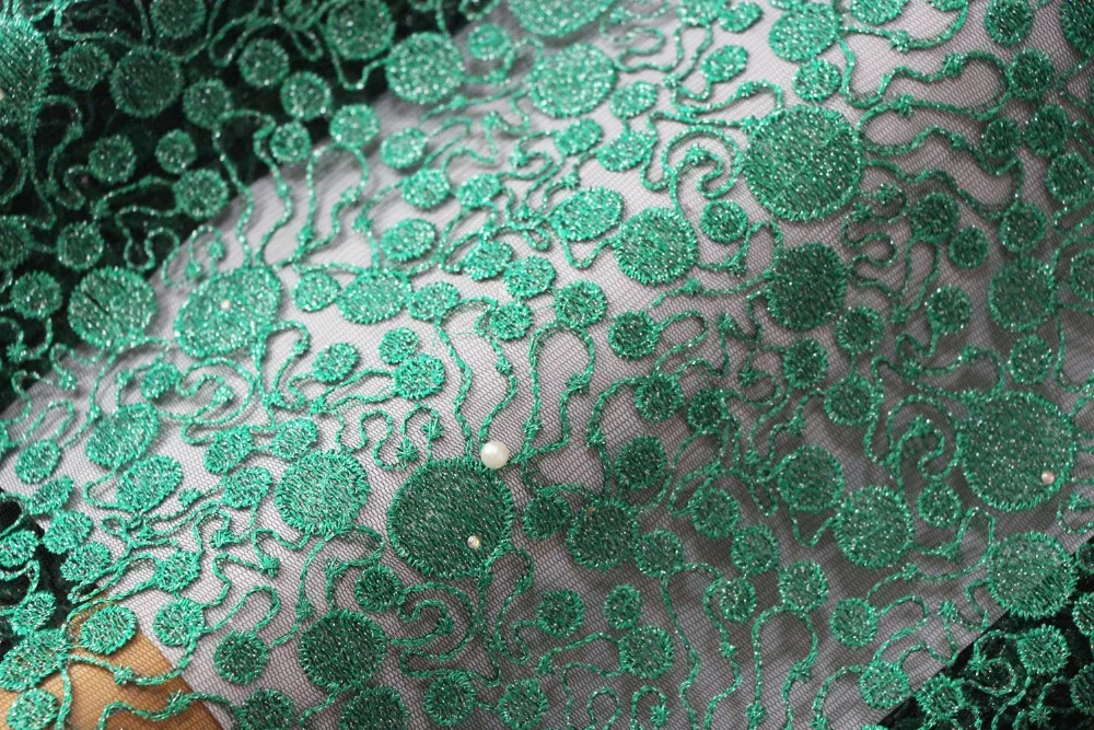 african-lace-fabric-green