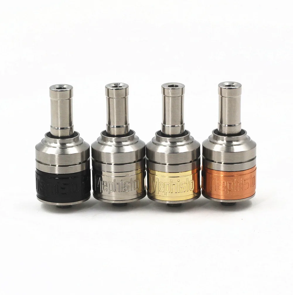 

Mephisto RDA RBA Rebuildable Dripping Atomizer 22mm AFC Airflow rings 510 thread