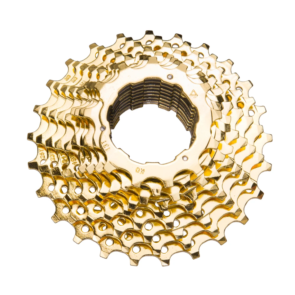 ZTTO Road Bike 11s 11-25T Gold Golden 22 Speed Freewheel Cassette Sprocket 11-25T For Parts 105 5800 Ultegra 6800 Bicycle Part