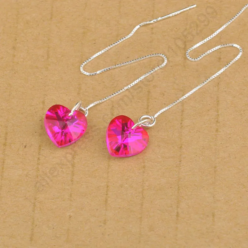 Женские серьги подвески из серебра 925 пробы с резьбой|earrings party|silver jewelry 925925 sterling |