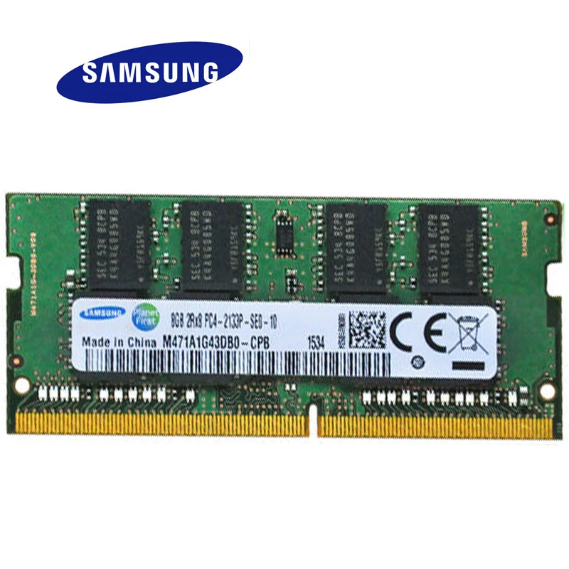 SAMSUNG DDR4 4G 8G Laptop Memory RAM 2133 Memoria DRAM Stick For 