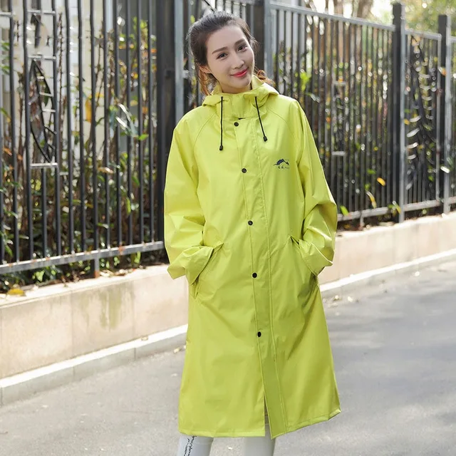 3 Colors Raincoat Environmental High Quality Simple Fashion Breathable Durable Dual use Rainwear