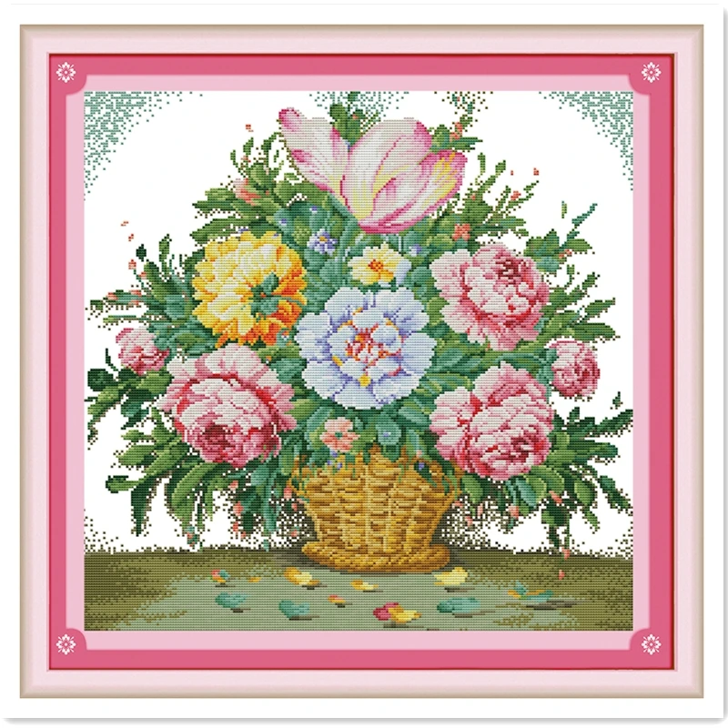blossom (2) Chinese Counted Cross Stitch Pattern 11CT 14CT