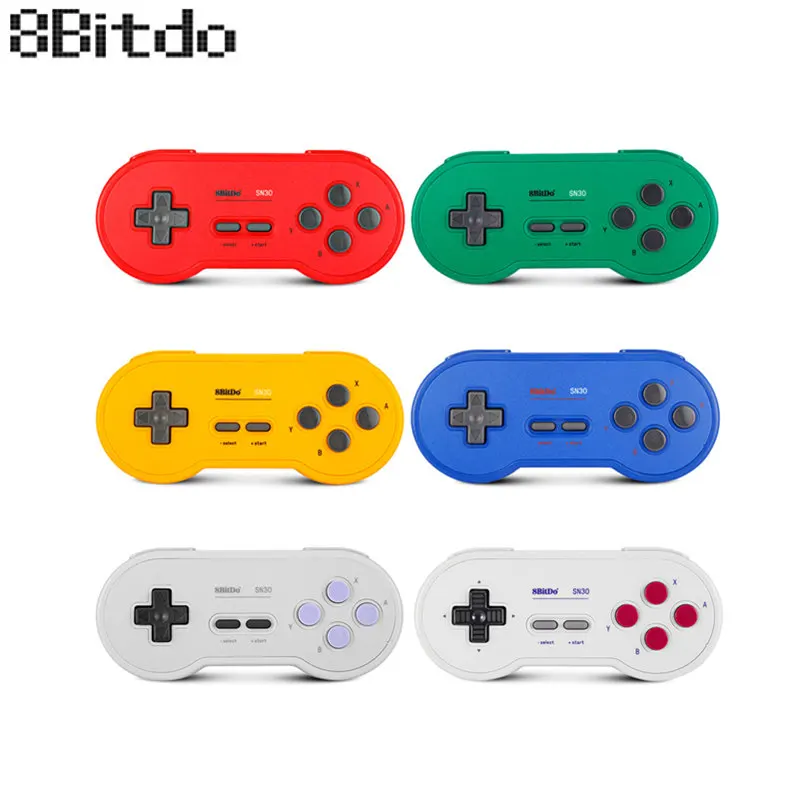 

8Bitdo SN30 Wireless Bluetooth Gamepad Retro Game Controller Gaming Joystick Support for Windows macOS Steam Android Nintendo