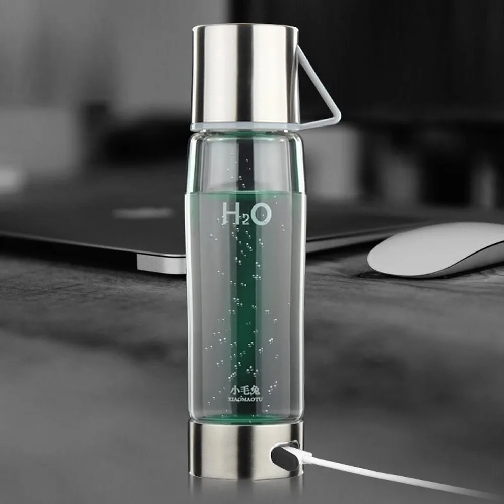 hydrogen glass water bottle