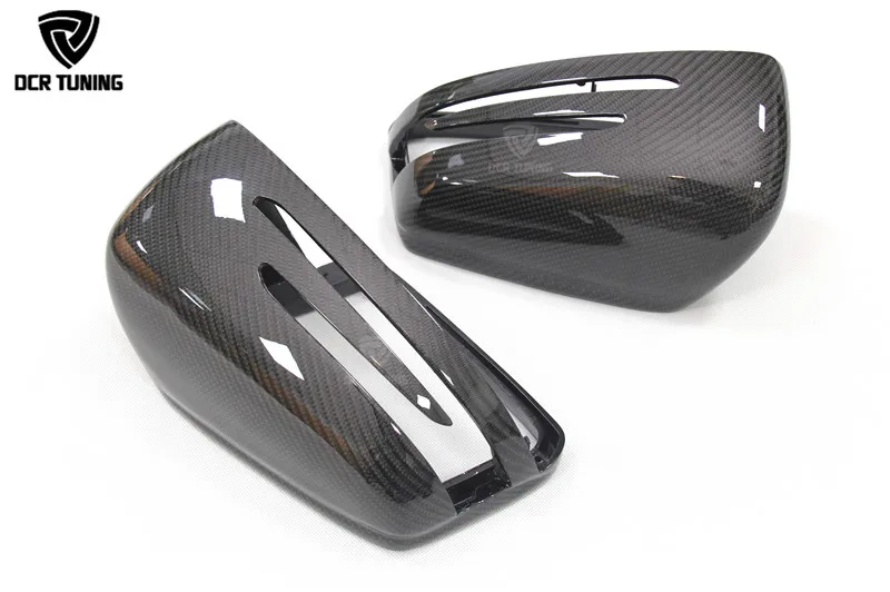 Mercedes Carbon Mirror W204 W207 W212 W176 W218 W221 Mercedes A C CLS E CLA Class Cubierta de espejo de carbono