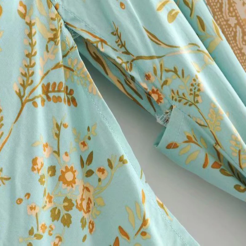 Boho Chic Summer Vintage Floral Print Kimono Women 2019 Fashion Cardigan With Sashes Beach Blouses Shirts Blusas Mujer Boho Chic Summer Vintage Floral Print Kimono Women 2019 Fashion Cardigan With Sashes Beach Blouses Shirts Blusas Mujer