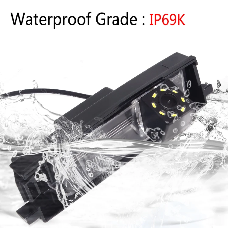 Promotion 8LED Rearview Camera for Toyota RAV4/For Auris/For Chery Tiggo Reverse camera Backup camera Waterproof Night vision wireless backup camera for car