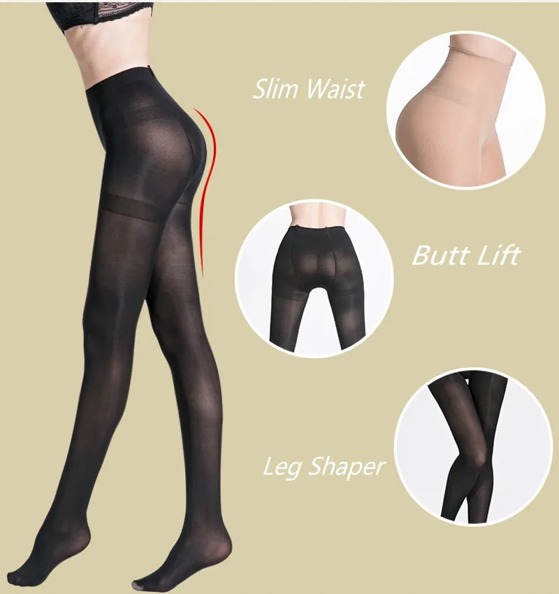 Lady's Sexy Tights 80D Velvet Anti hook Woman's Pantyhose Sheer Leg Shaper  Invisible