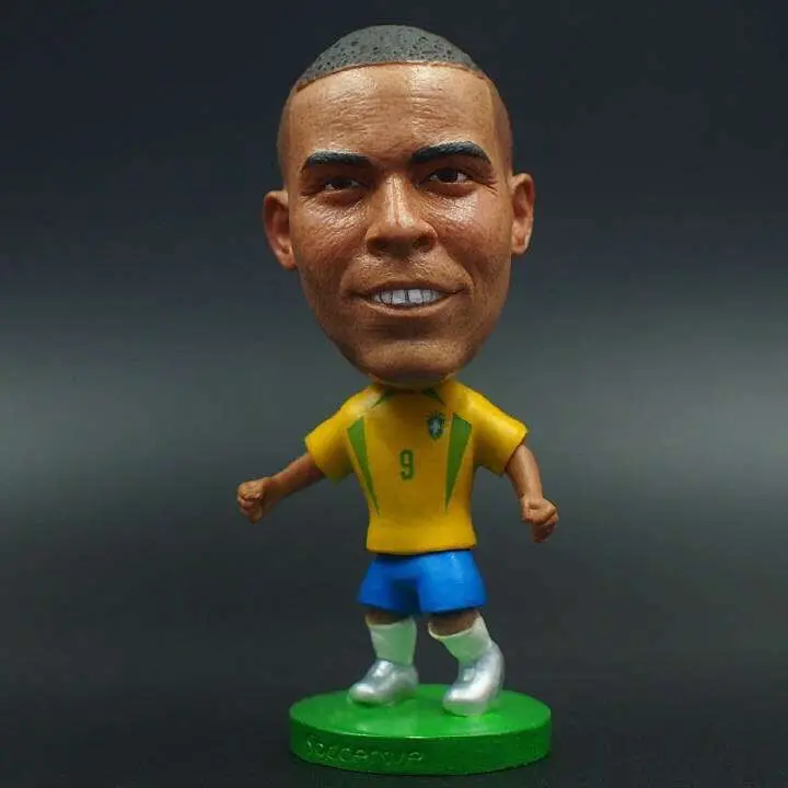 

Football star Soccer Player Star 9# RONALDO (BRA-2002) 2.5" Toy Doll Figure