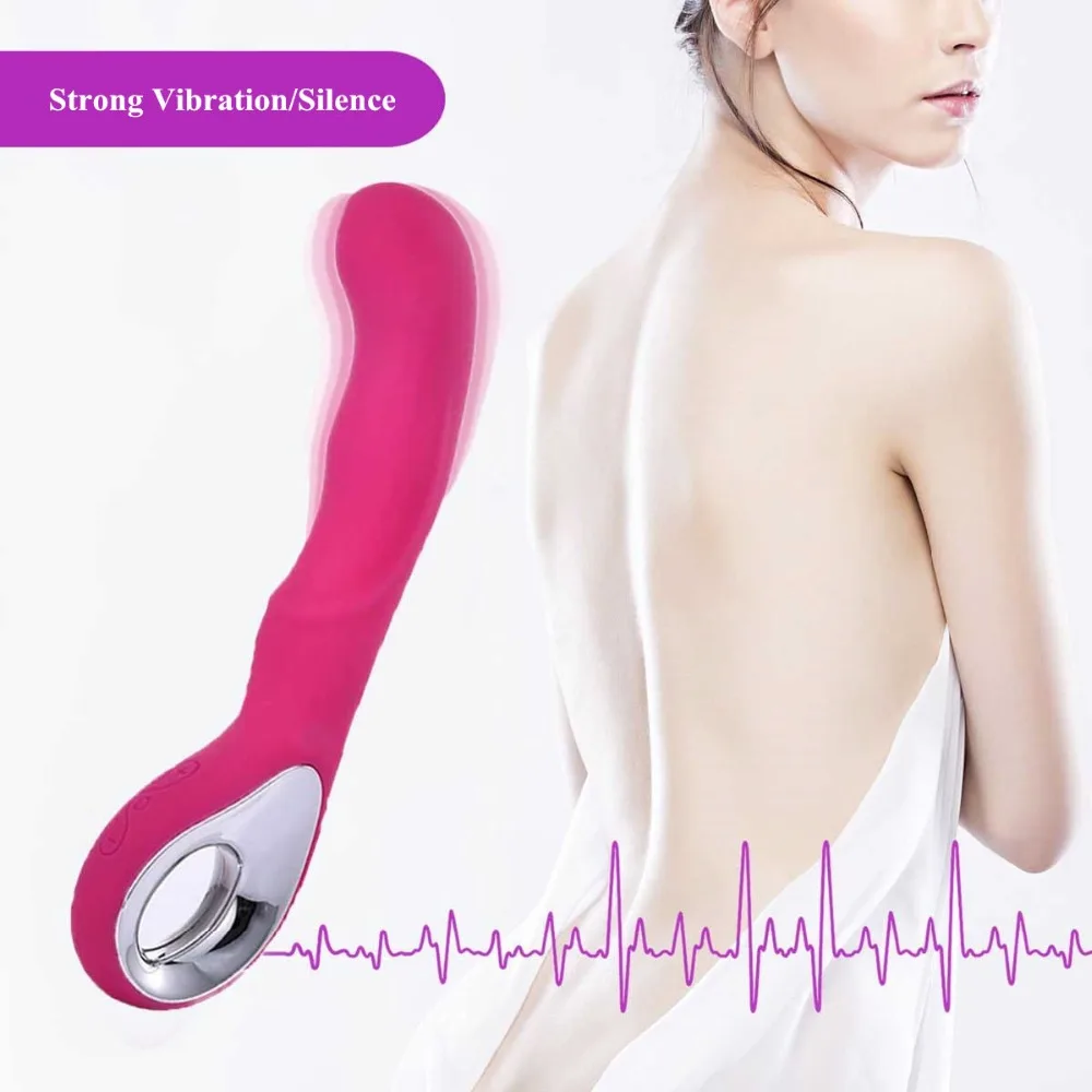 Live4Cool 10 Speed Vibrator Silicone Dildo G Spot Female Cordless Wand Electric Massager USB Waterproof IPX-6 Sex Toys for Women (2)