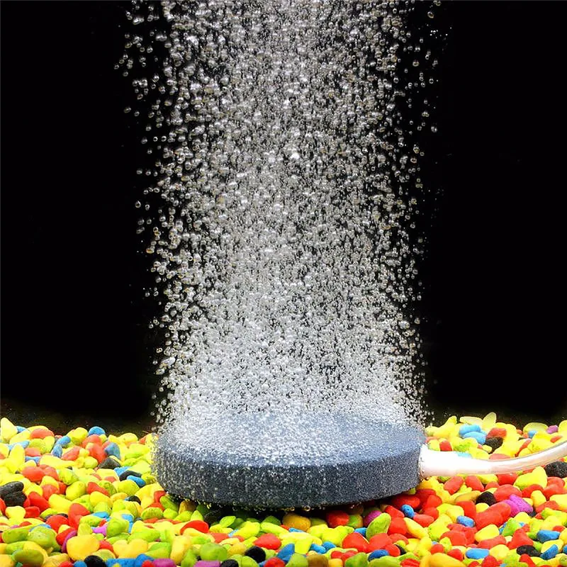 40 60 80 100mm Air Bubble Stone Aquarium Aerator Pond Pump Air Stone Bubble Disk Fish Tank Hydroponic Oxygen Plate 1pcs9