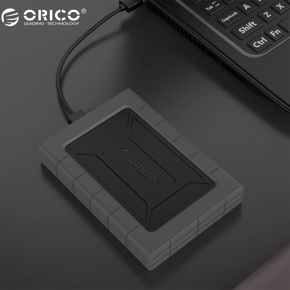 

ORICO 2.5 inch USB3.0 Three-proofing Hard Drive Enclosure with 5Gbps High-Speed for SSD HDD Support UASP SATA III(2539U3)