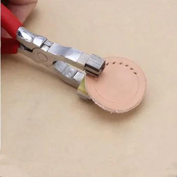 

DIY Leather Bag Tool 4mm Diamete/Leather Punching Holes tool/Without any noise/Easy and saving power Leather Holes Punching Tool
