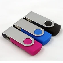 Классический 8 ГБ-32 ГБ Usb 2,0 Флешка 64 Гб Флешка самая дешевая ручка накопитель 128 ГБ 512 ГБ 1 ТБ 2 ТБ вращающийся металлический поворотный диск на ключе