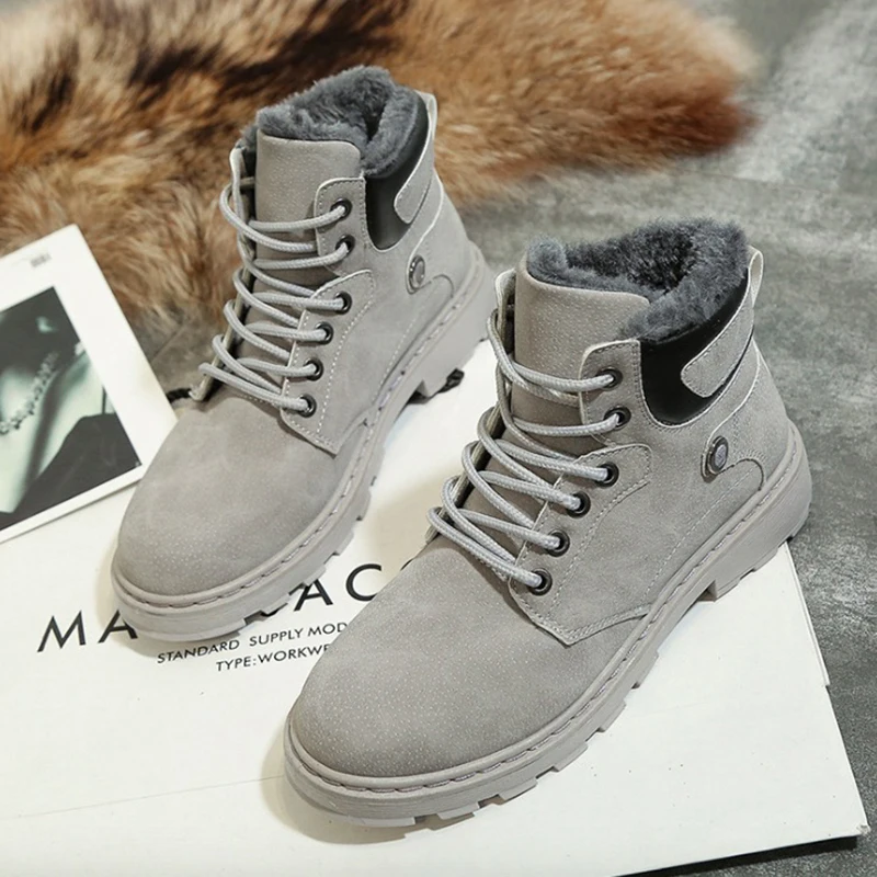 Goedkoop Vrouwen Laarzen Mode Kudde Vrouwen Winter Snowboots Ademend Flats Platform Vrouwen Laarzen Warm Bont Enkellaars Zwart Winter Schoenen