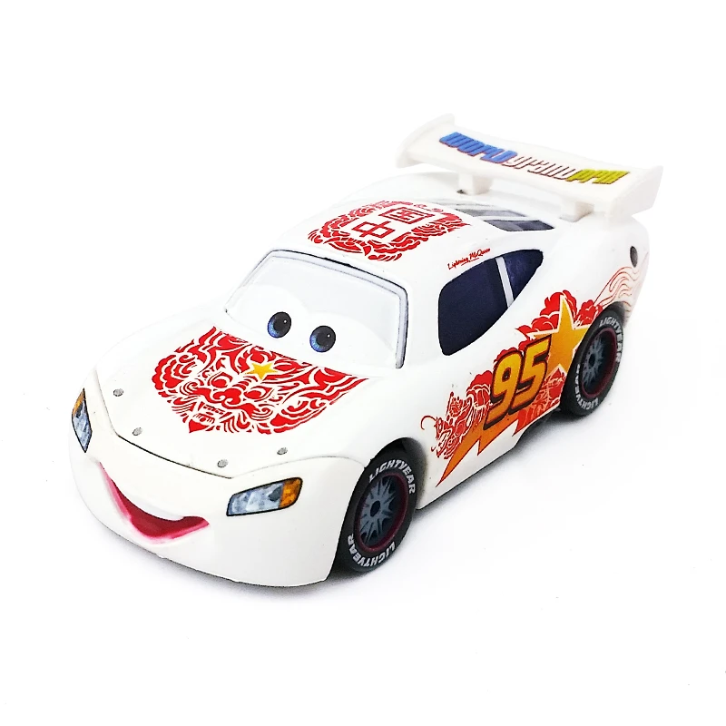 Disney Pixar Cars No 95 Lightning Mcqueen China Pattern 1 55 Diecast Metal Toy Car Model Loose New Kids Gift Free Shipping Diecasts Toy Vehicles Aliexpress