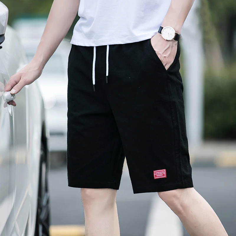 

Summer Cotton Shorts Men Fashion Brand Boardshorts Breathable Male Casual Shorts Comfortable 5XL Mens Short Bermuda Beach