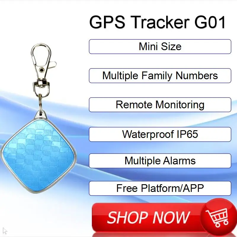 Мини брелок для ключей с GPS трекером локатором детей домашних животных SOS