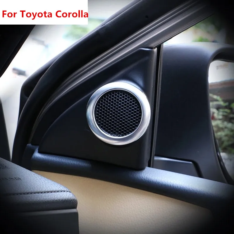 Для Toyota corolla E170 2014 2015 2016 2017ABS хромированное покрытие для внутренней боковой двери