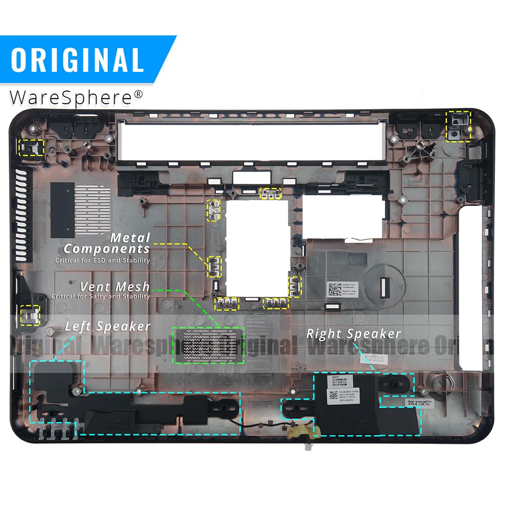 Новый оригинальный базовый чехол для Dell Inspiron N5110 M5110 15R 002t5 0005T5 4PVH5 60.4IE140.004 черный с