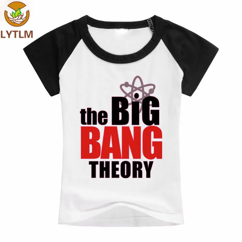 

LYTLM Baby Boy Clothing Summer 2018 The Big Bang Theory Top T Shirts for Teenagers Short Sleeves T Shirt Cartoon roupa menina