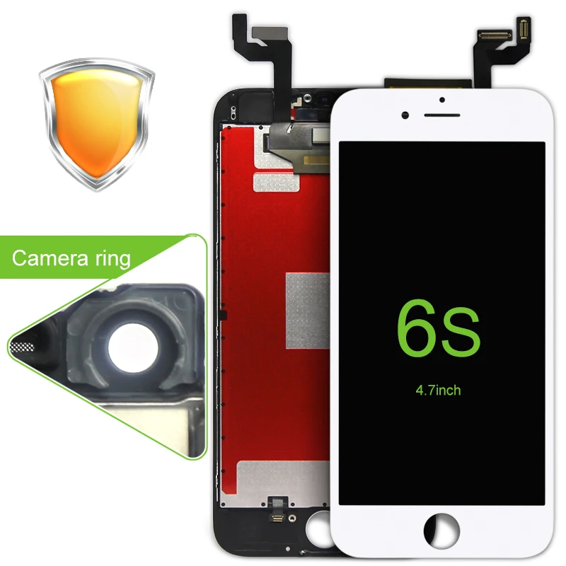 5PCS LOT For iPhone 6s Display Screen LCD Assembly With Digitizer Glass Cold Press Frame No