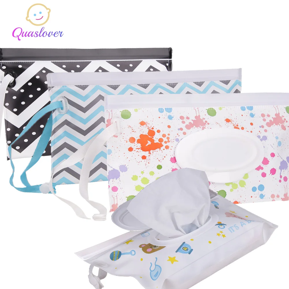 Quaslover Eco Friendly Baby Wipes Box Wet Wipe Box Cleaning Wipes