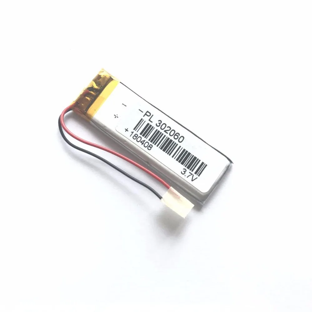 Полимерная батарея 400 mah 3 7 V 302060 умный дом литий ионная для dvr gps mp3 mp4 SONY md 10
