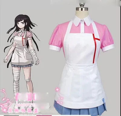 Dangan Ronpa 2 Danganronpa Mikan платье цумики косплей костюм Индивидуальный заказ