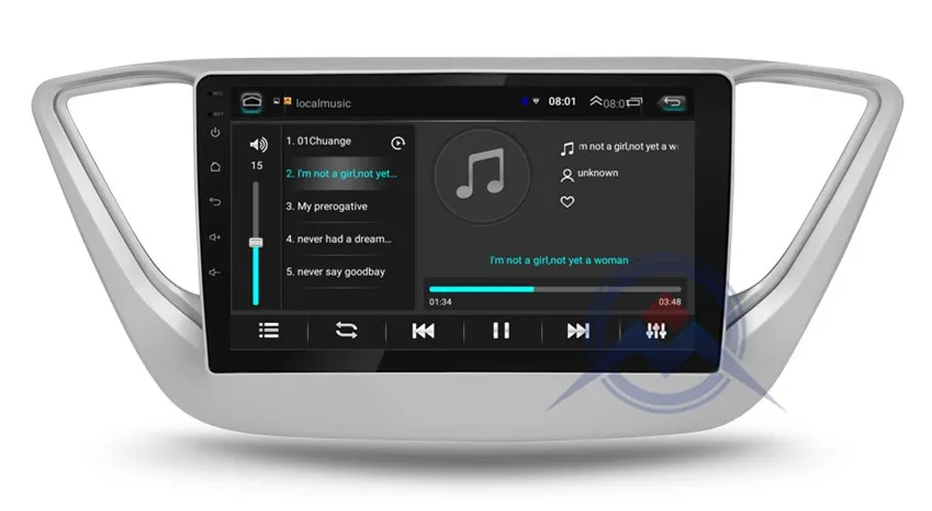 ZOHANAVI 2.5D ips экран Мультимедиа Android 9,0 Автомагнитола для hyundai solaris accent verna DVD gps навигация