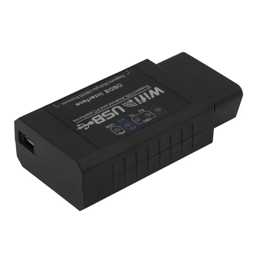 ELM327 wifi USB HW V2.1 OBD2 диагностический инструмент ELM 327 V 2,1 OBDII Автомобильный диагностический интерфейс сканер беспроводной Wi-Fi на смартфоне