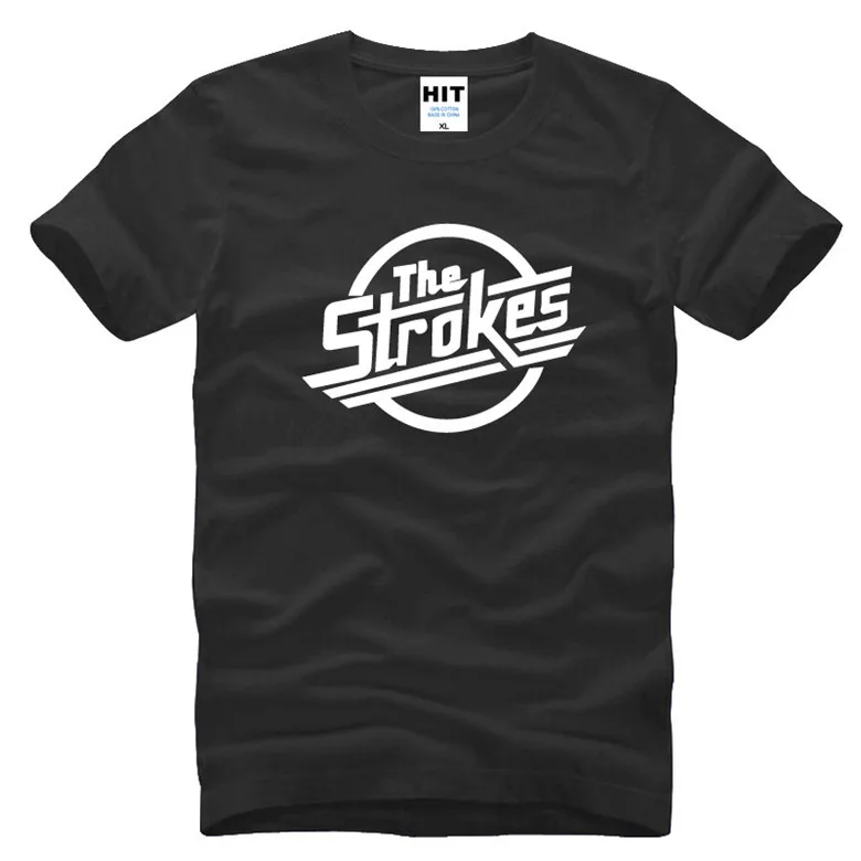 Новые Смешные THE STROKES Рок мужская Футболка Для мужчины 2017 Новый Коротким Рукавом O
