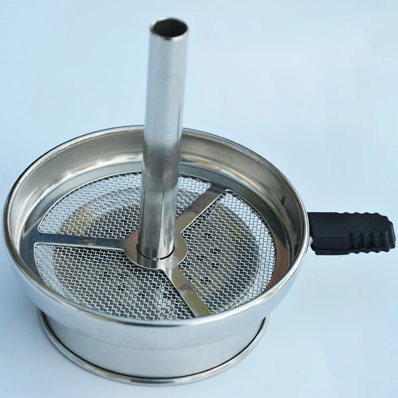 Metal Screen Charcoal Bowl with Silicone Handle for Shisha Hookah Chicha Narguile Accessories