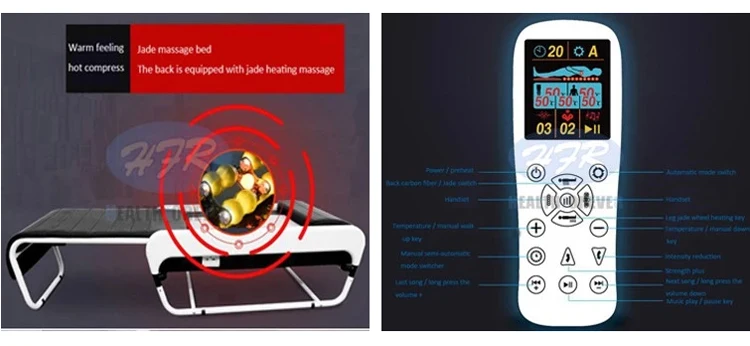 Мастер V3 счастливый сон Корея тайский купить китайский портативный Электрический полный нагрев тела тепловой складной Нефритовый камень Массажная кровать