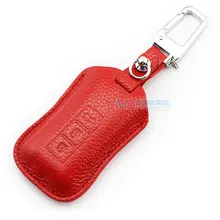 Muti-цветной чехол для ключей из натуральной кожи для Mitsubishi LANCER EX ASX OUTLANDER, брелок для ключей, автомобильные аксессуары