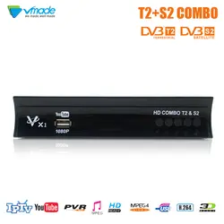 Новые наземного спутниковый ресивер full HD цифровой DVB T2 и DVB S2 ТВ тюнер задолженность AC3 MPEG4 приемник тюнер телеприставке