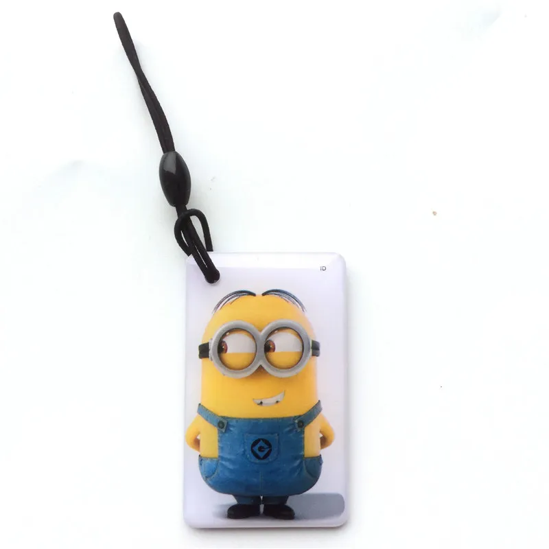 Оранжевый 1 шт. 125 кГц EM4305 RFID DIY Брелоки для ключей перезаписываемая копия идентификационная карта контроля доступа для RFID копировального аппарата - Цвет: Оранжевый