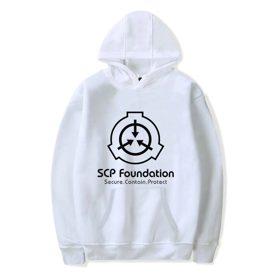 Scp Foundation Последняя мода повседневная толстовка с капюшоном крутая Harajuku с круглым вырезом Мужская Женская нейтральная рубашка толстовка с капюшоном