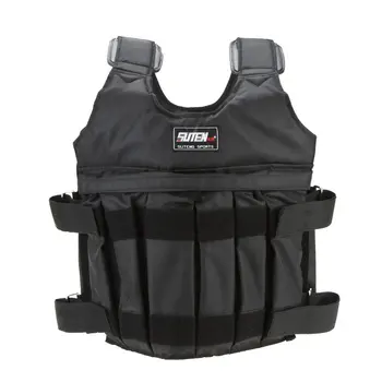 

SUTEN Max 50kg weight loading adjustable Weighted Vest Jacket boxing training exercise Invisible Weight loading vest sand clot