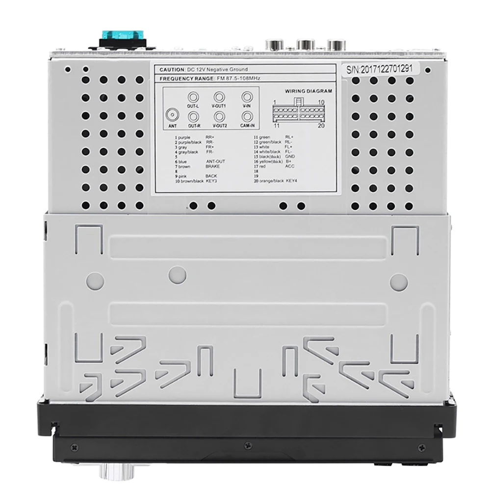 9601 " сенсорный экран в тире Bluetooth Автомобильный MP5 плеер FM радио аудио 1080P видео медиаплеер с камерой заднего вида