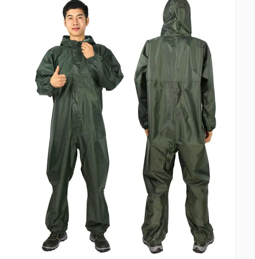 S-3XL для мужчин wo сиамские защитная одежда рок краска в баллоне распылителе водостойкий пыли дышащий разведение борьба лекарств комбин - Цвет: Армейский зеленый