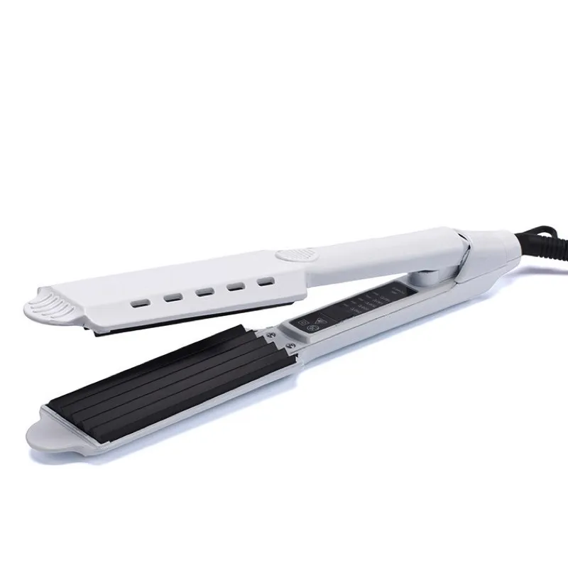 

Professional Hair Straightener Wet/Dry Digital Hair Corrugated Irons Nano Tourmaline Ceramic Electric Styling Tools