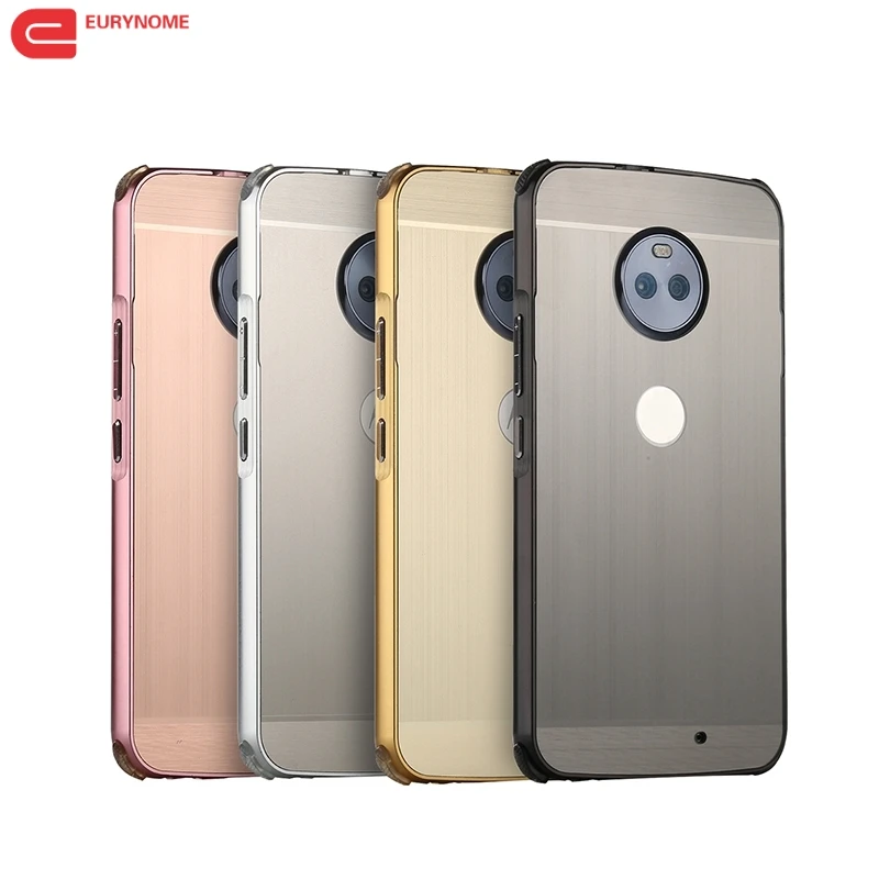 

Original Case For Motorola Moto E5 Plus E4 PLUS Metal Aluminum Frame Plastic Cover For Moto E5 Case For Moto E4 European Version